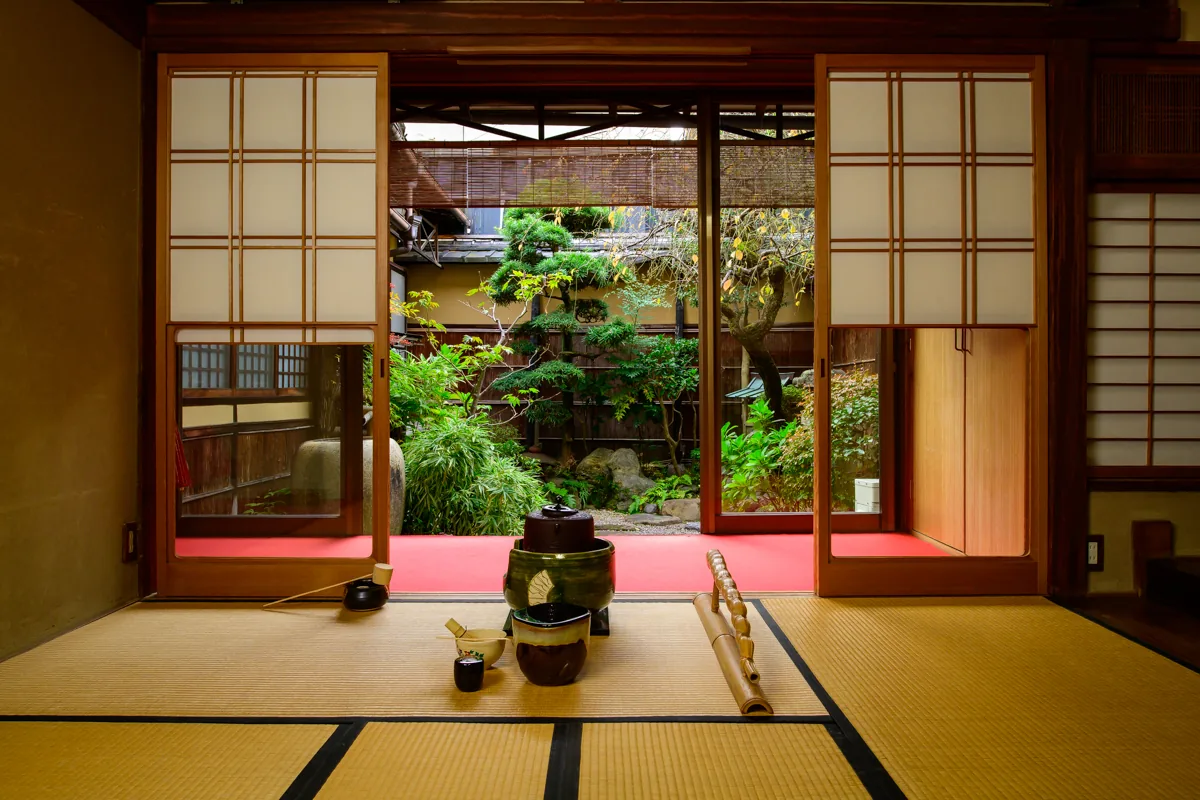 Private tea room at Gion Kiyomizu