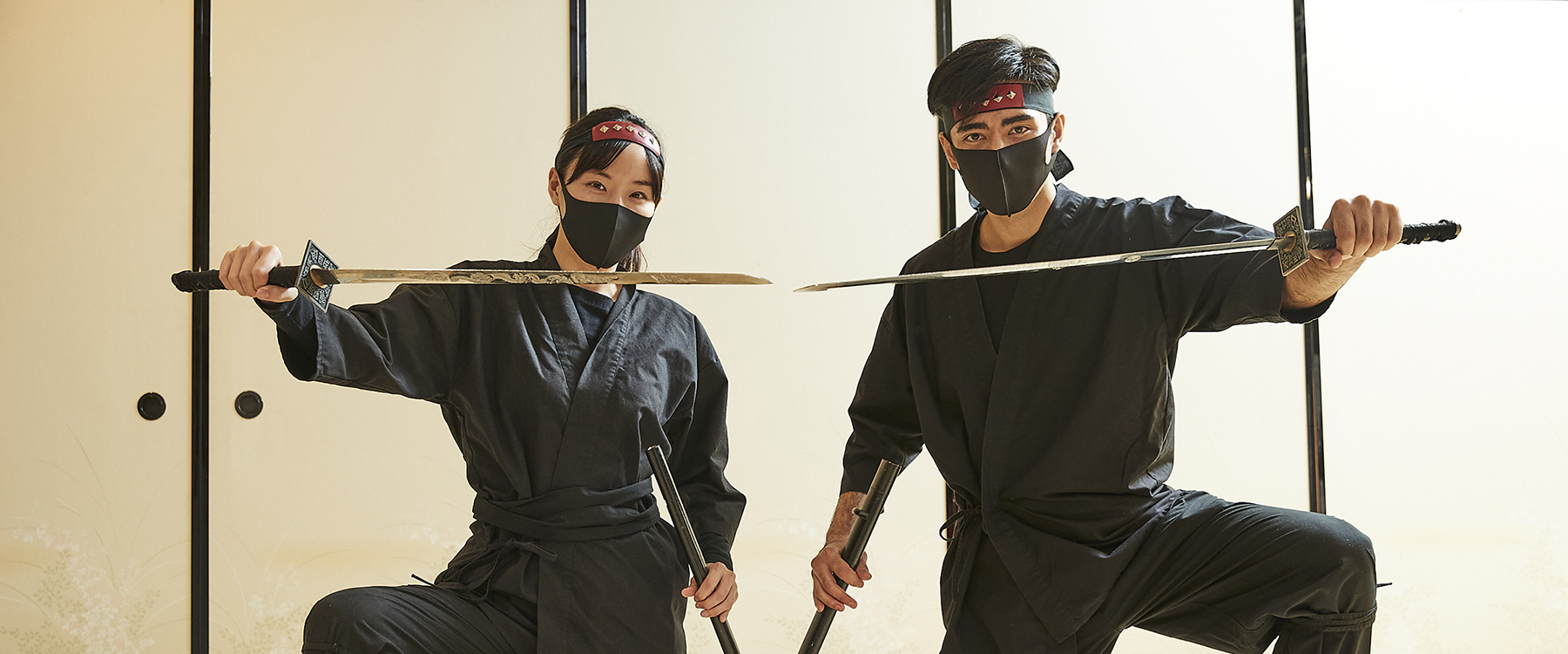 Best Ninja experience in Japan by the KYOTO SAMURAI NINJA MUSEUM.