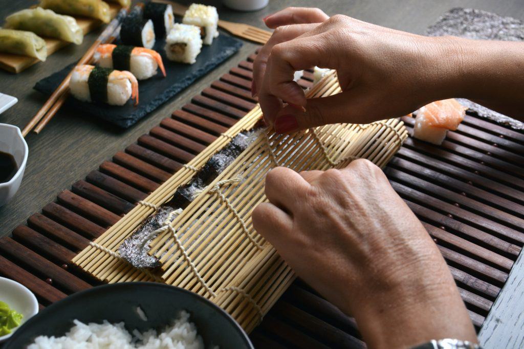 Sushi rolls Cooking class in Kyoto