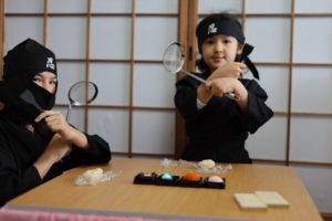 japan with kids cooking
