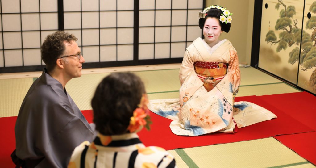 PRIVATE Geisha (Maiko) Tea Ceremony and Performance in Kyoto Gion Kiyomizu  (Includes Kimono Wearing) - Tea Ceremony Japan Experiences MAIKOYA