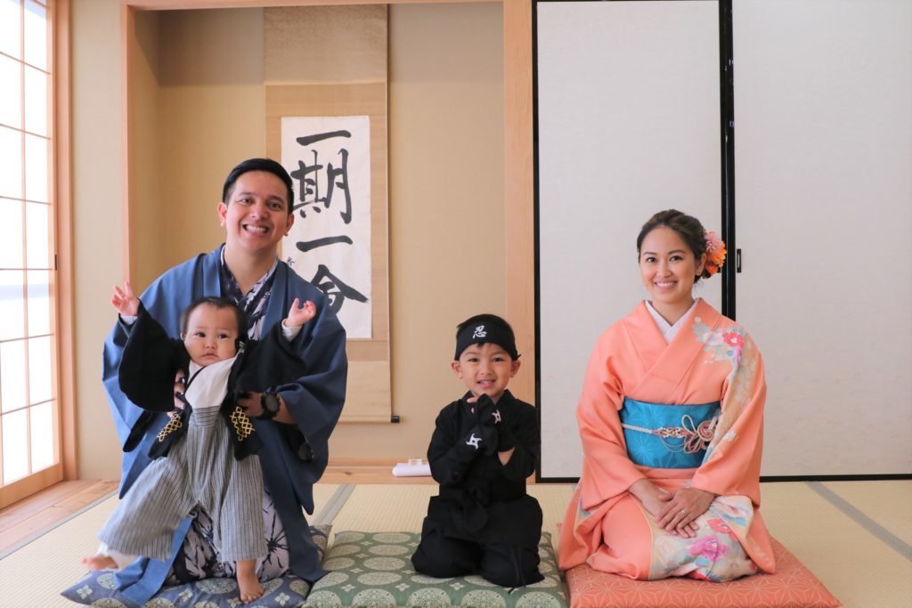 kimono ninja family