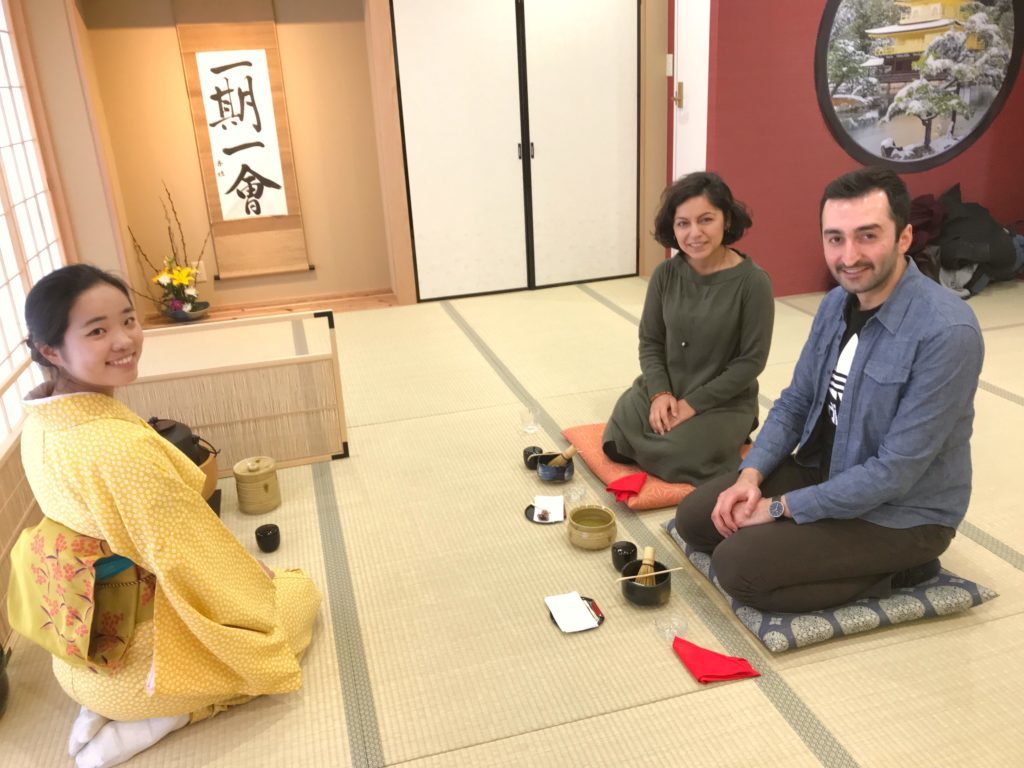 casual tea ceremony