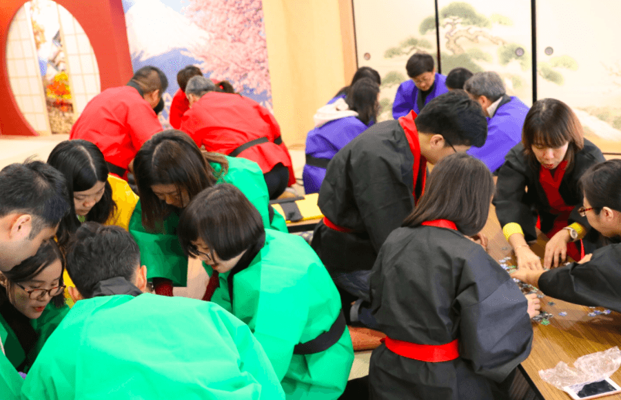 Japanese wagashi team building