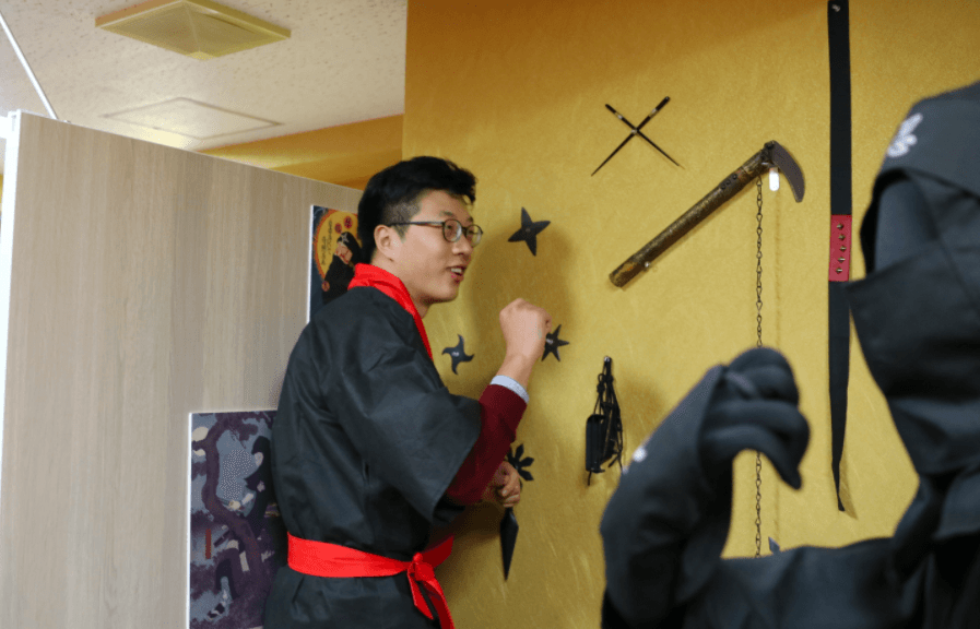 Japan team building ninja