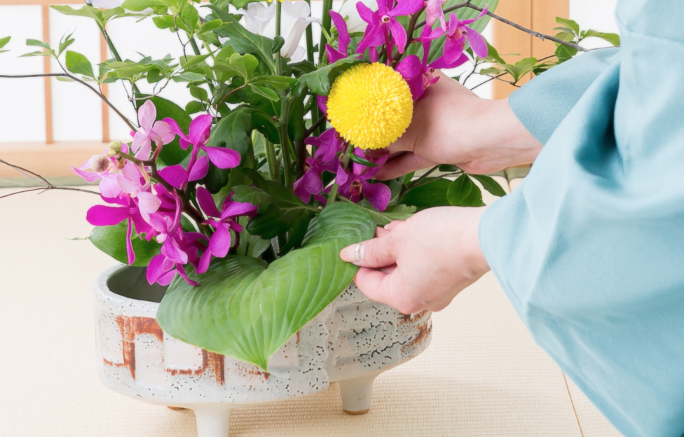 Ikebana flower experience