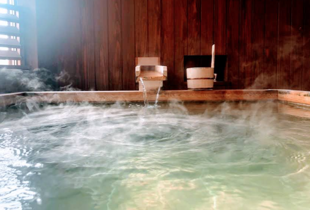 Onsen Bathroom in a Private Onsen