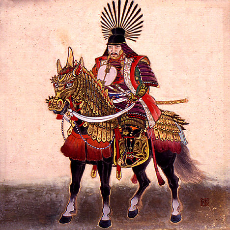 famous samurai painting