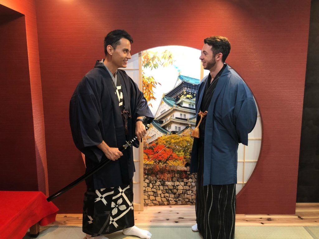 Traditional Formal Men's Hakama Set for rental