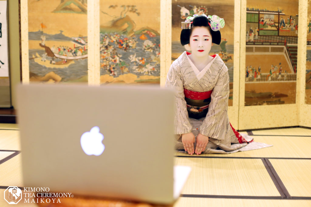 Forensische geneeskunde Lounge aansluiten Geisha Online – PRIVATE Meeting with a Geisha or Maiko from Kyoto - Tea  Ceremony Japan Experiences MAIKOYA