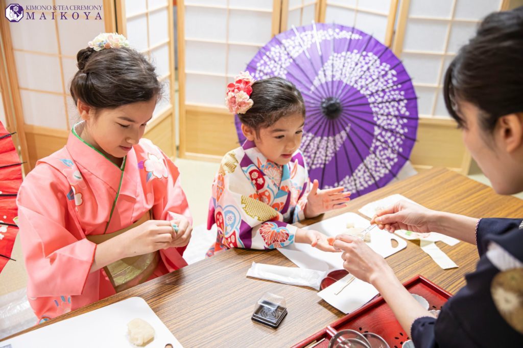 子供の和菓子クッキング