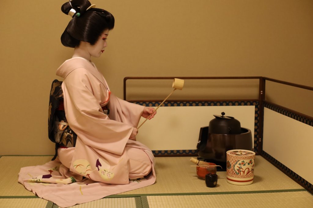 Geiko tea ceremony in Kyoto