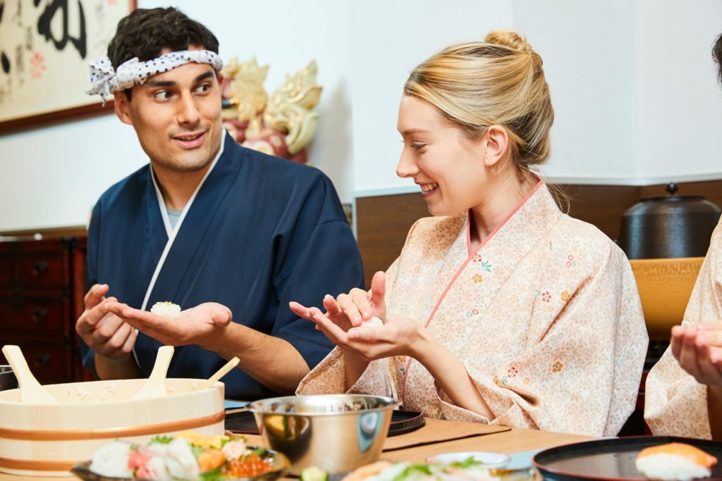 Sushi making class