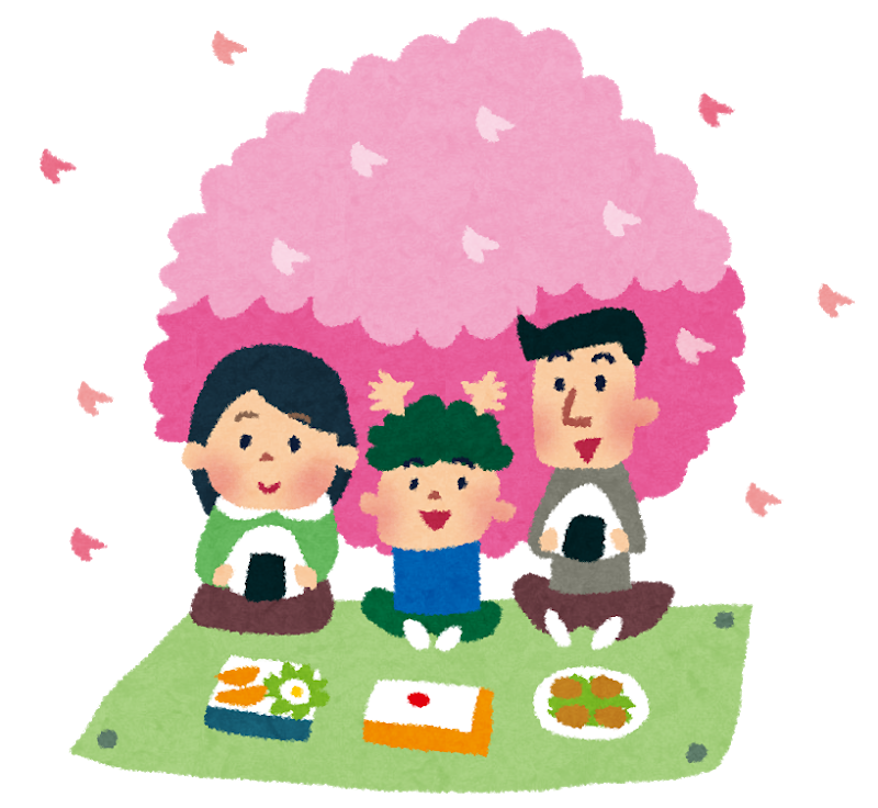 Hanami picnic sakura viewing