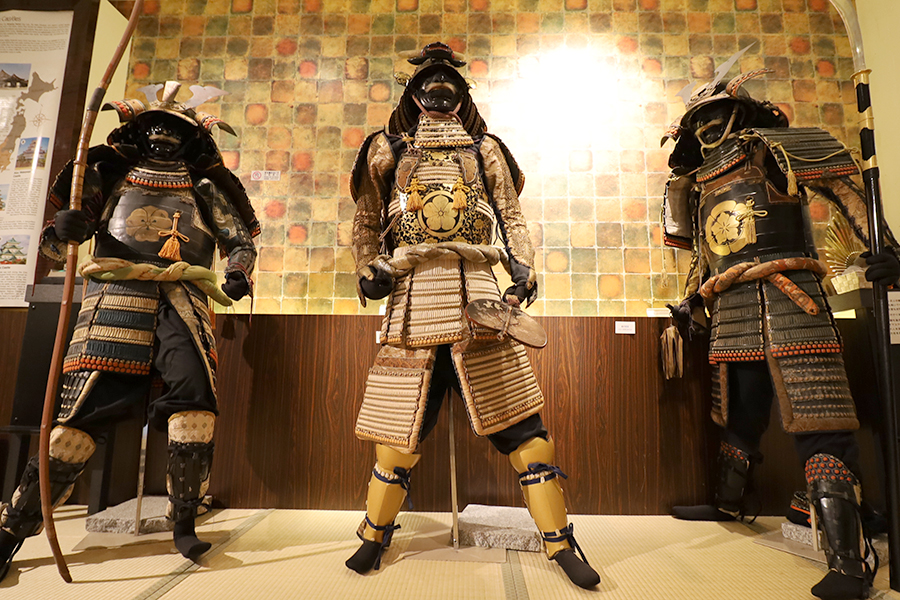 Samurai armor exhibits