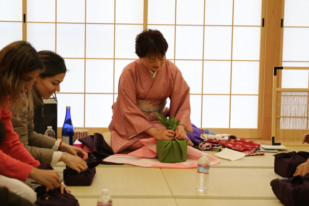 furoshiki class japan